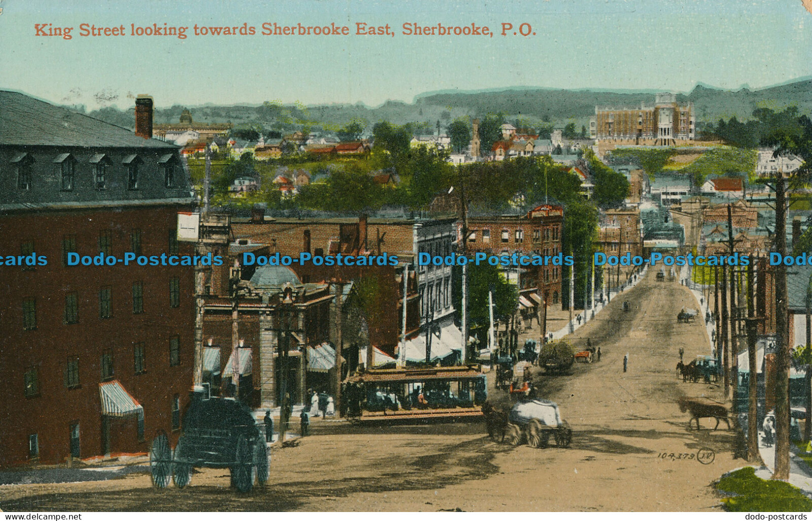 R032064 King Street Looking Towards Sherbrooke East. Sherbrooke. P. O. Valentine