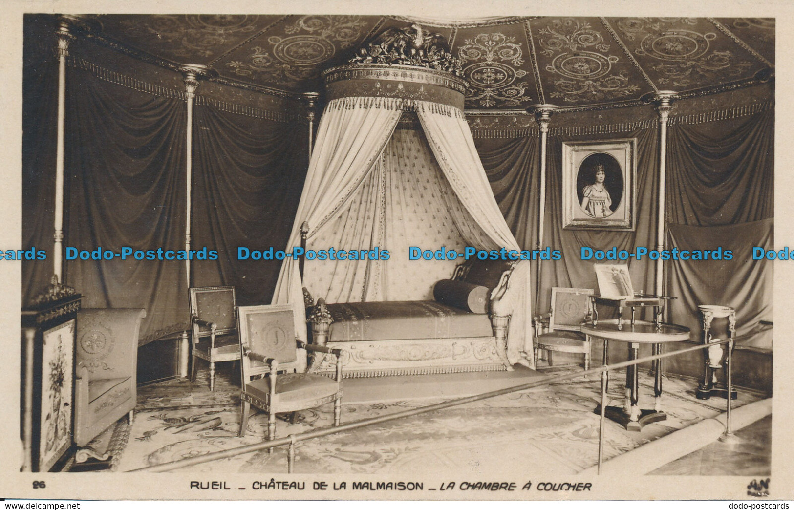 R034445 Rueil. Chateau de la Malmaison. La Chambre a Coucher