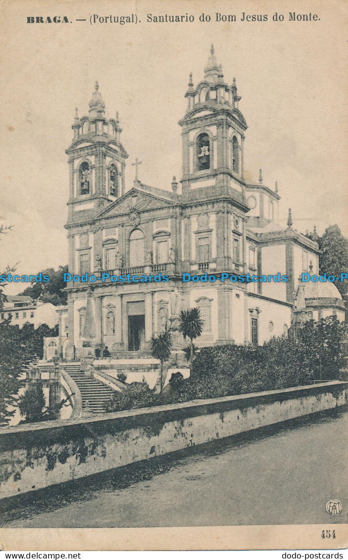 R036031 Braga. Portugal. Santuario do Bom Jesus do Monte