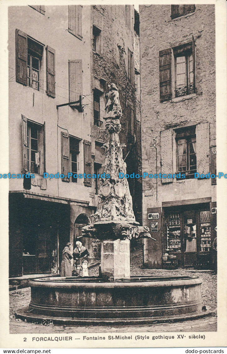 R038378 Forcalquier. Fountaine St. Michel