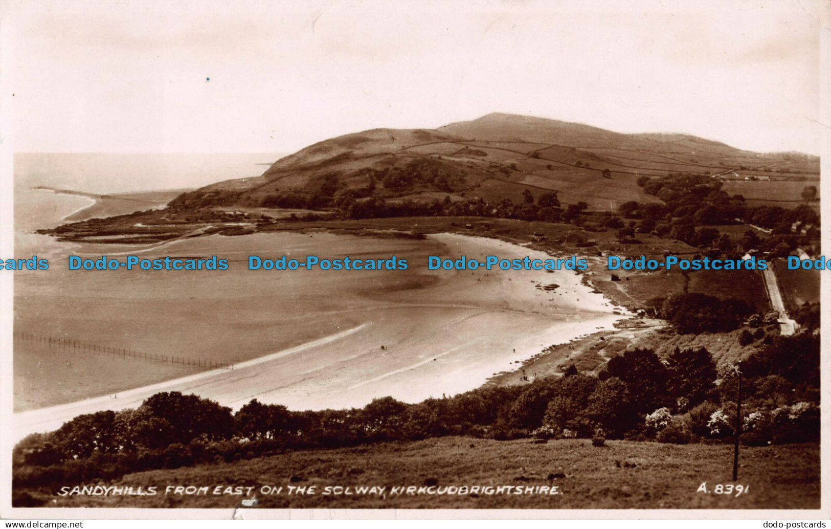 R040453 Sandyhills from East on the Solway. Kirkcudbrightshire. Valentine. No A.