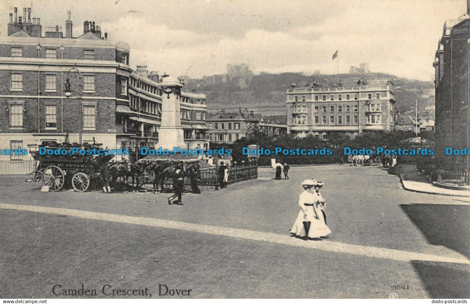 R043463 Camden Crescent. Dover. Valentine. 1910