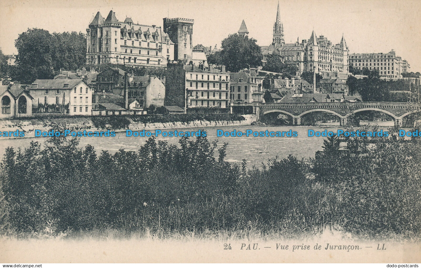 R046408 Pau. Vue Prise de Jurancon. Levy Fils. No 24