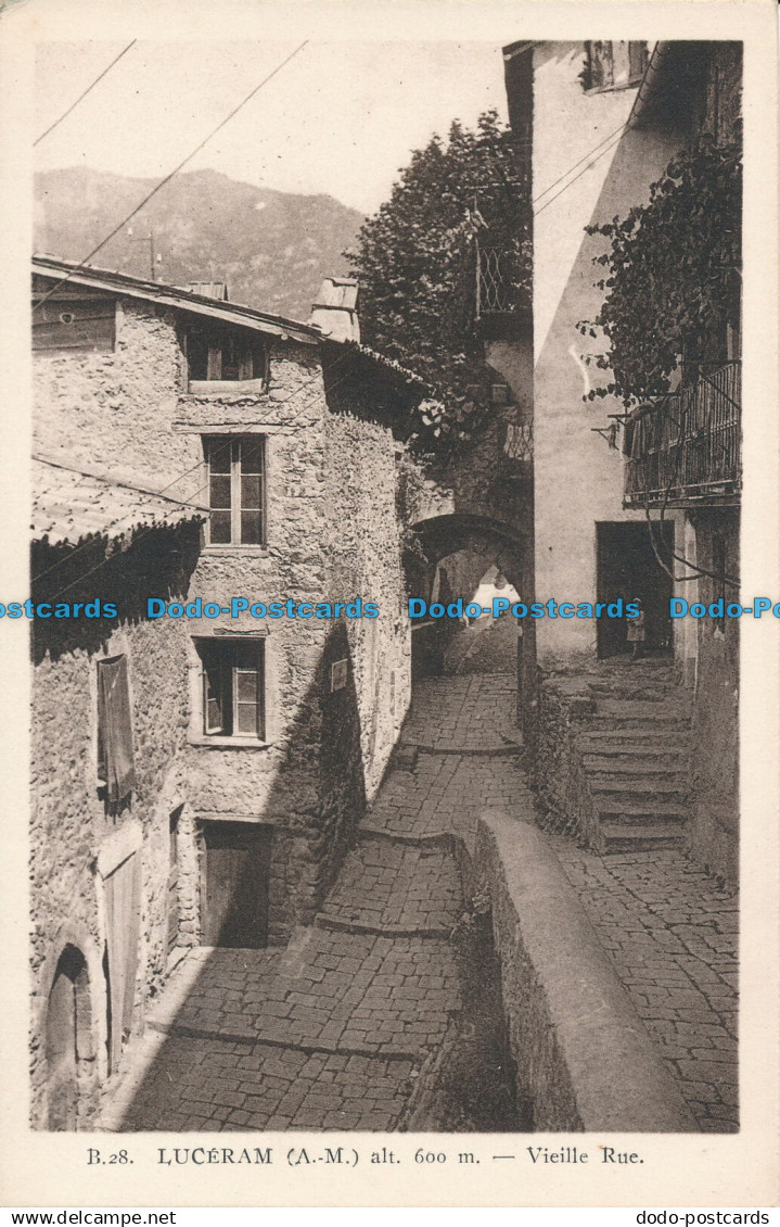 R046426 Luceram. Vieille Rue