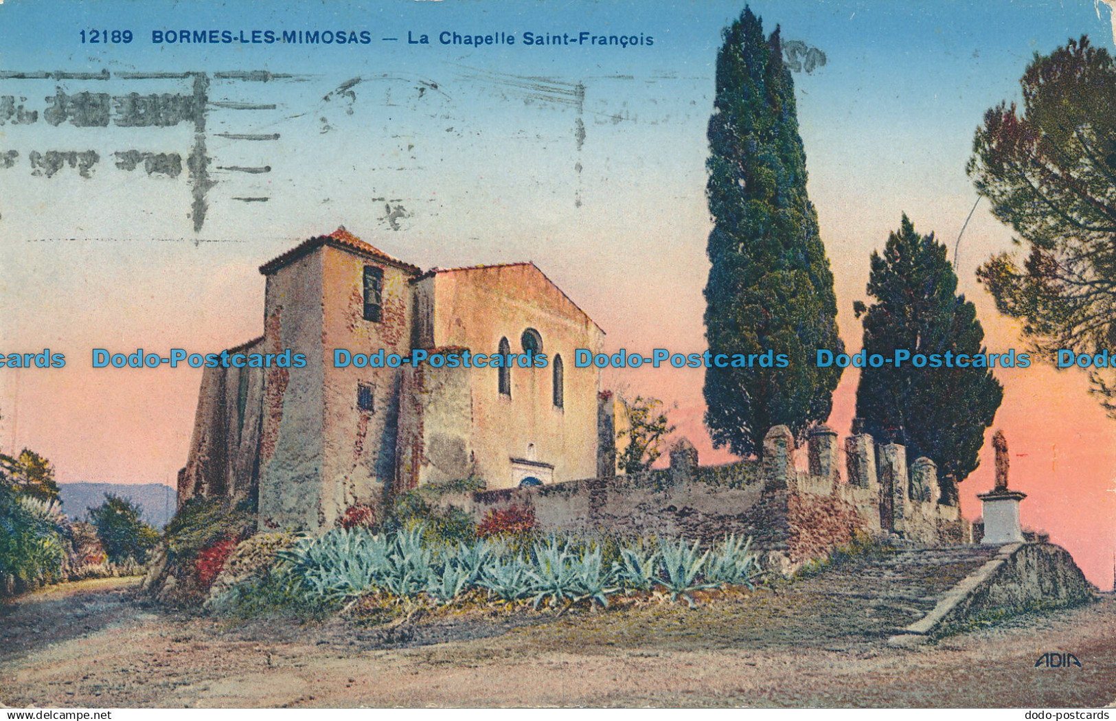 R046882 Bormes les Mimosas. La Chapelle Saint Francois. 1939