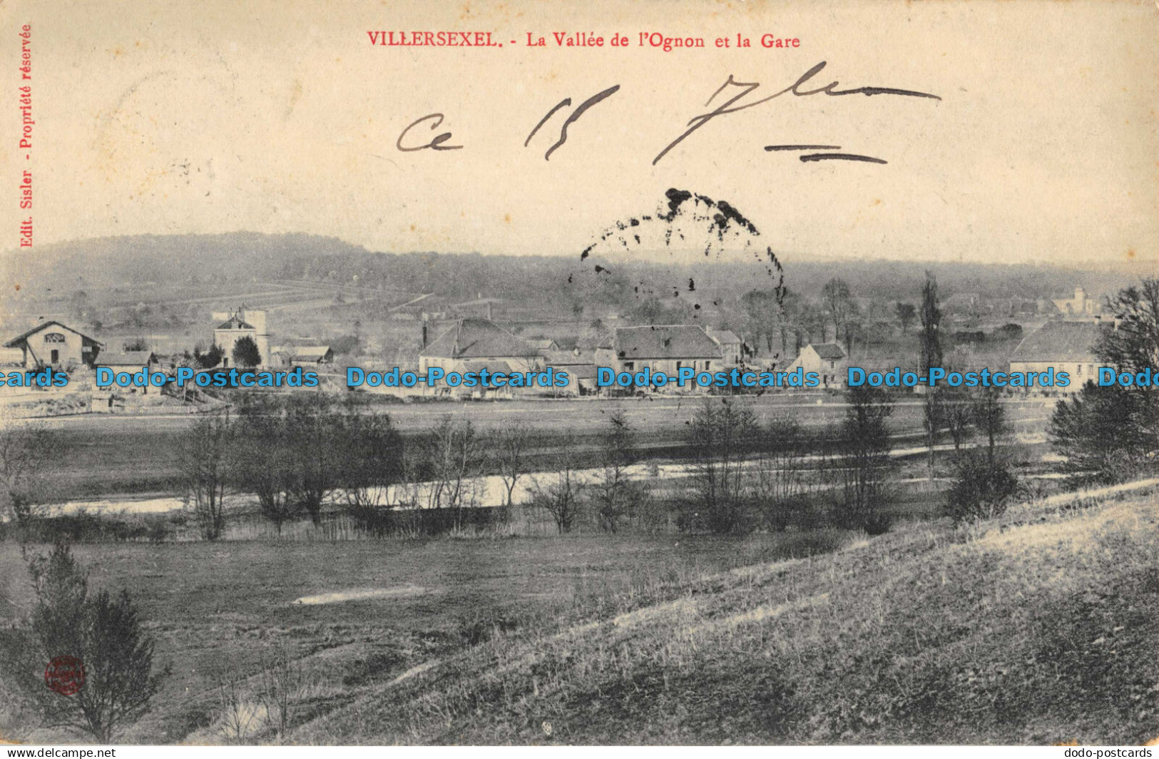 R052084 Villersexel. La Vallee de l Ognon et la Gare. 1911