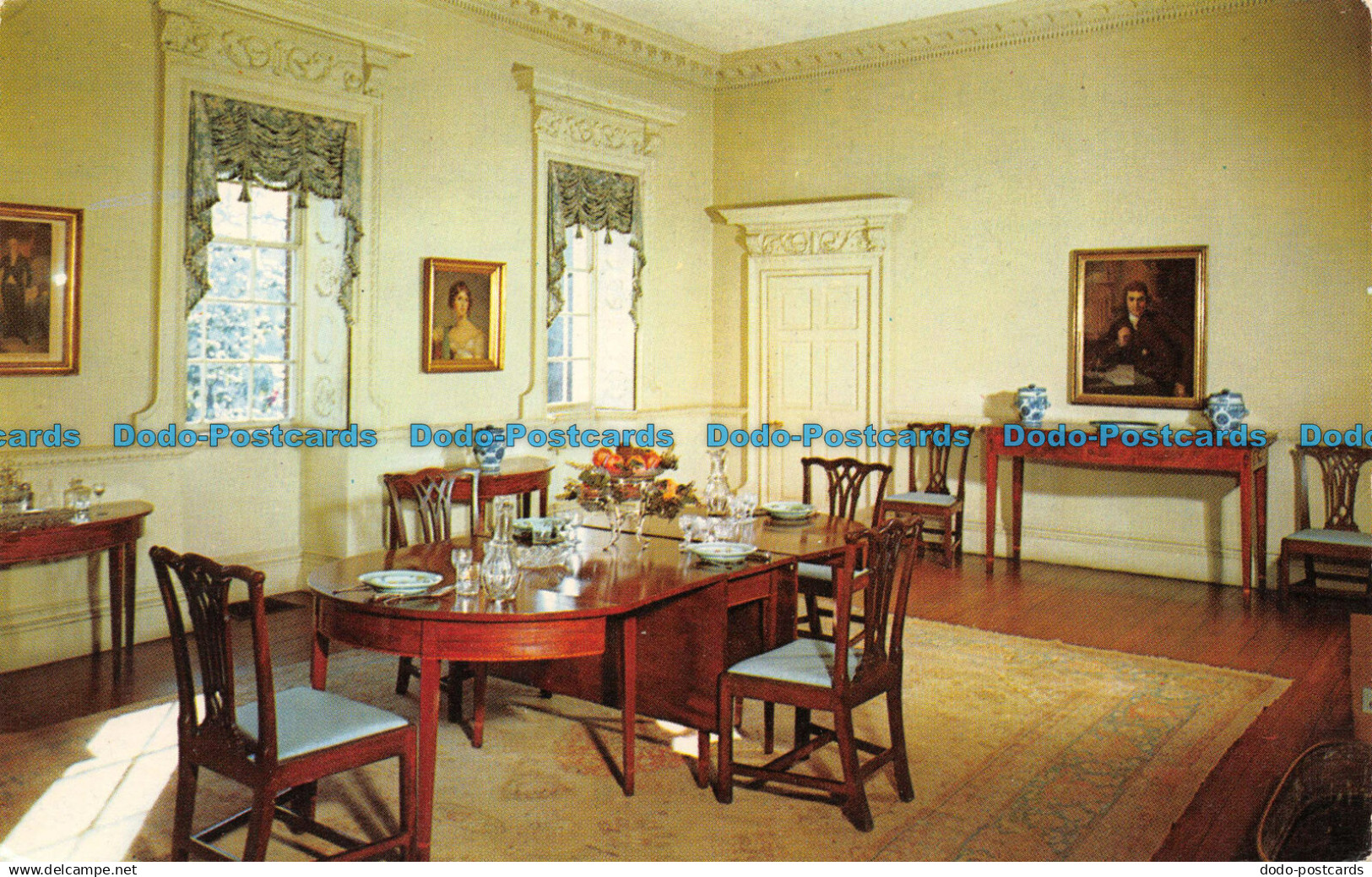 R057247 Hammond Harwood House Annapolis. Maryland Dining Room. Walter H. Miller