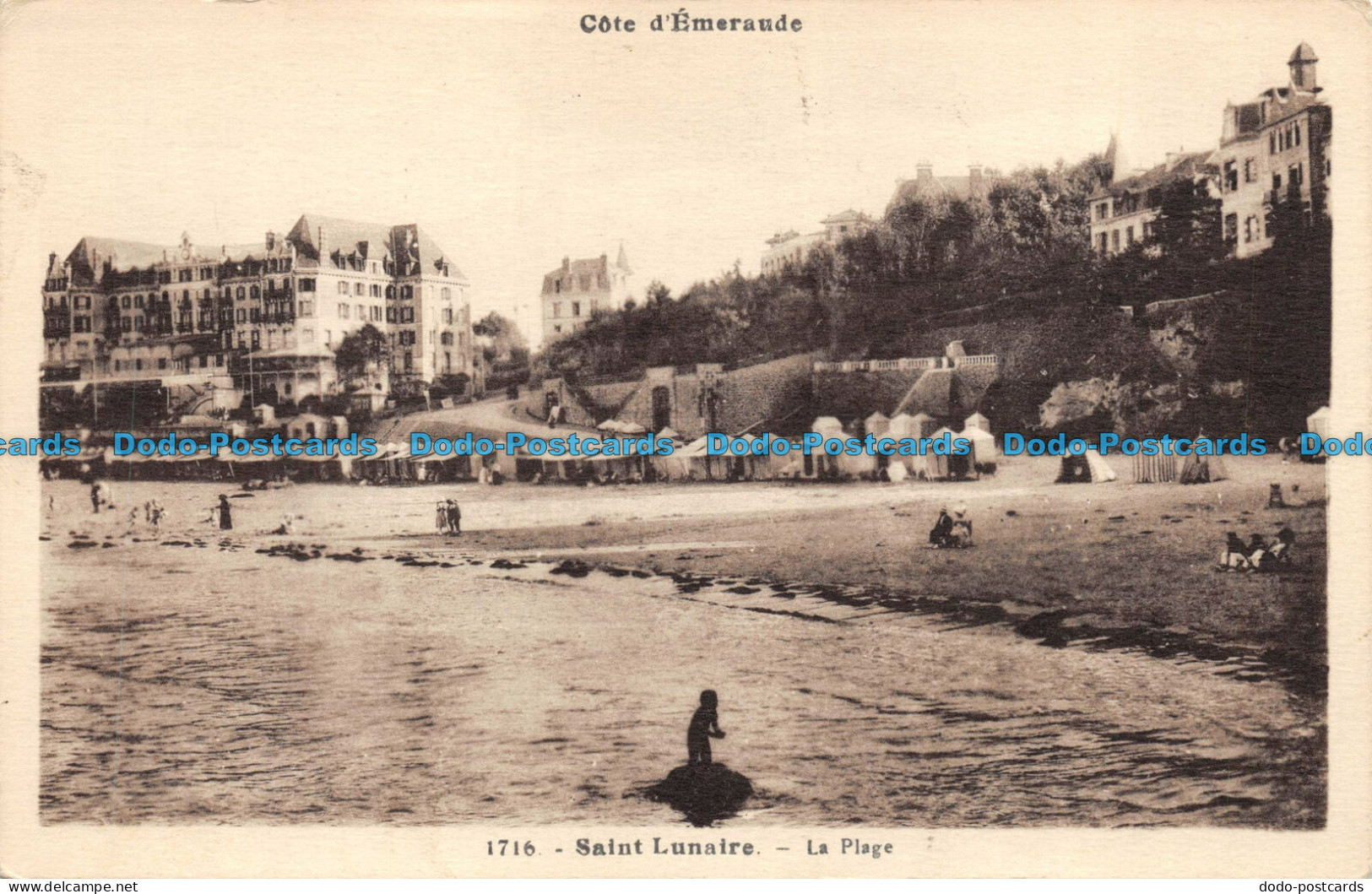 R060610 Saint Lunaire. La Plage. Laurent Nel. No 1716. B. Hopkins