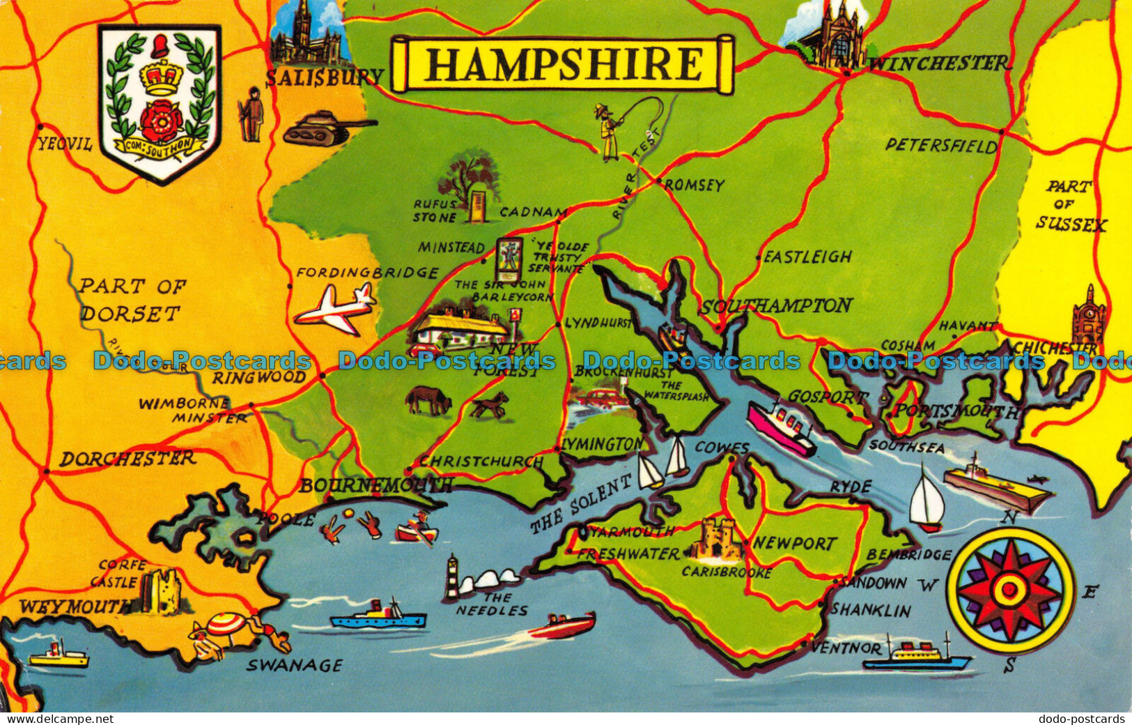 R064263 Hampshire. A Map