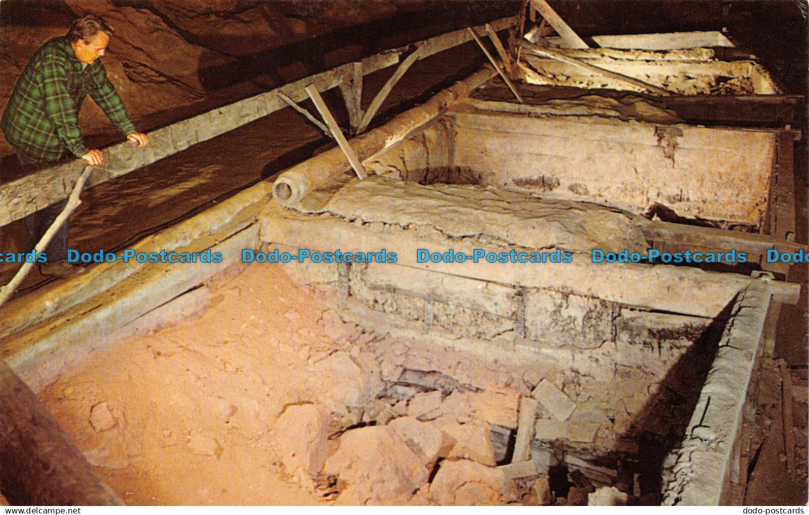 R068156 Saltpetre Leaching Vats in Mammoth Cave Mammoth Cave National park. Kent