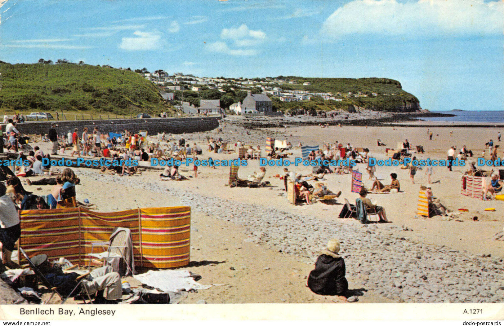 R070871 Benllech Bay. Anglesey. Dennis. 1969