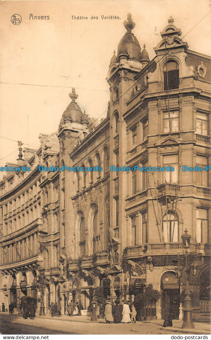 R079436 Anvers. Theatre des Varietes. Nels. Series Anvers No. 48. 1913