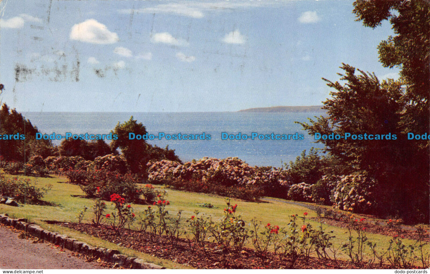 R081606 Falmouth Bay from Castle Drive. Falmouth. The Photographic Greeting Card