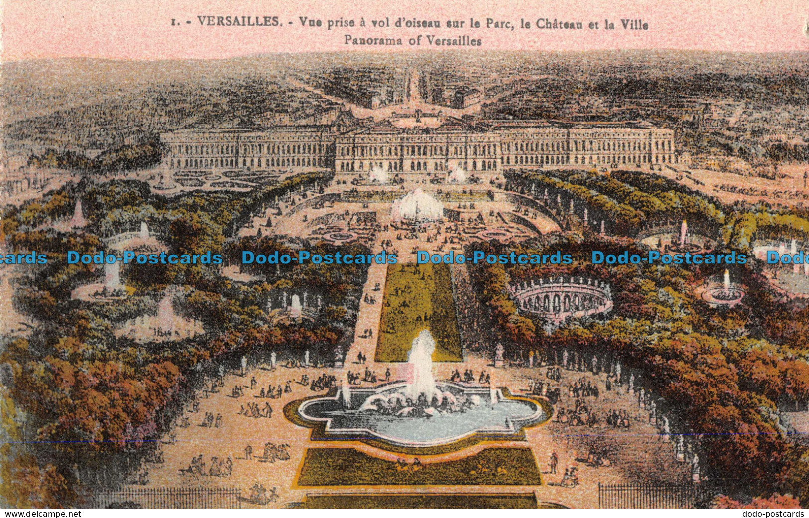 R089460 Versailles. Panorama of Versailles. Cosee