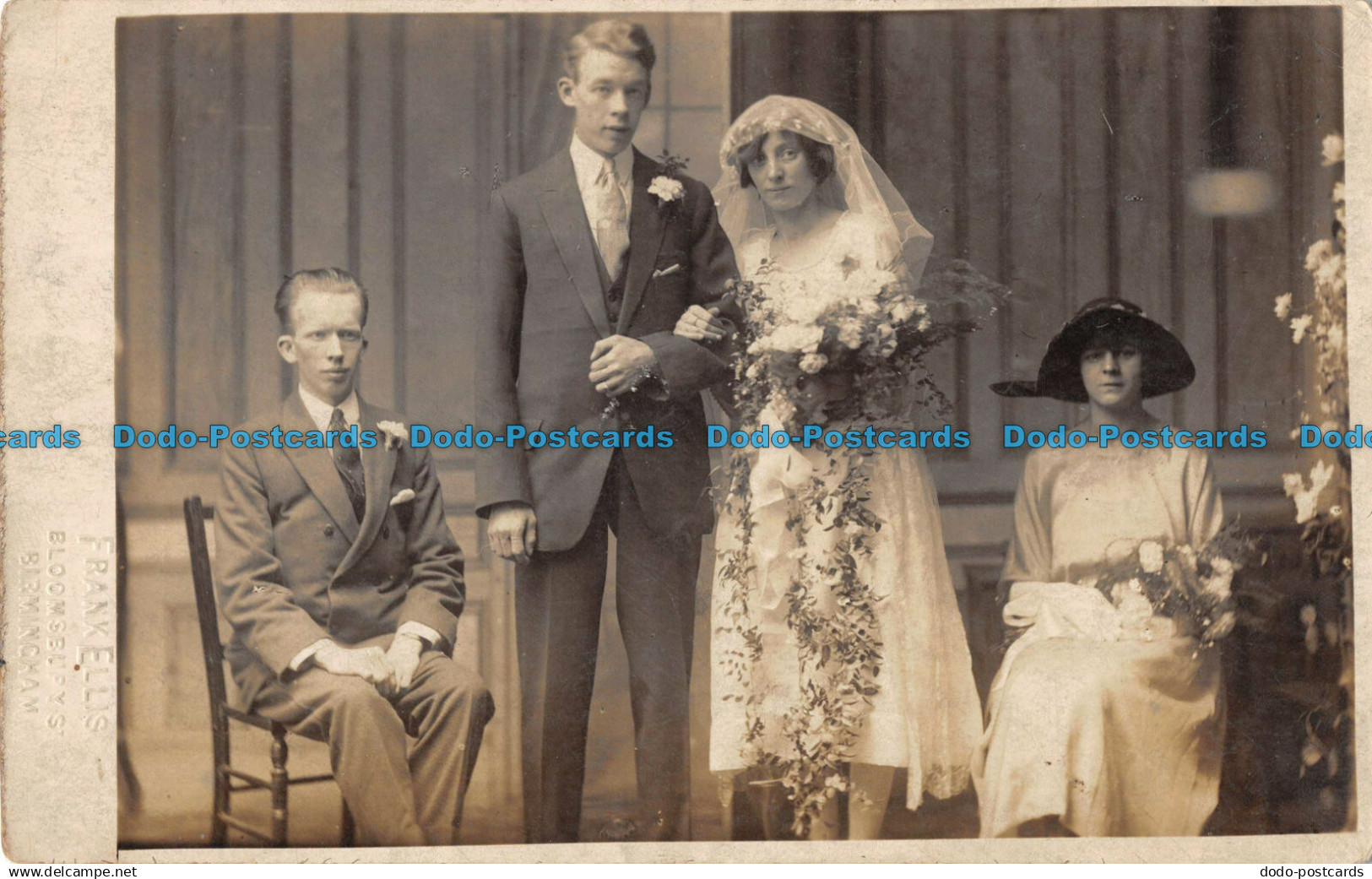 R095466 Old Postcard. Wedding Photo