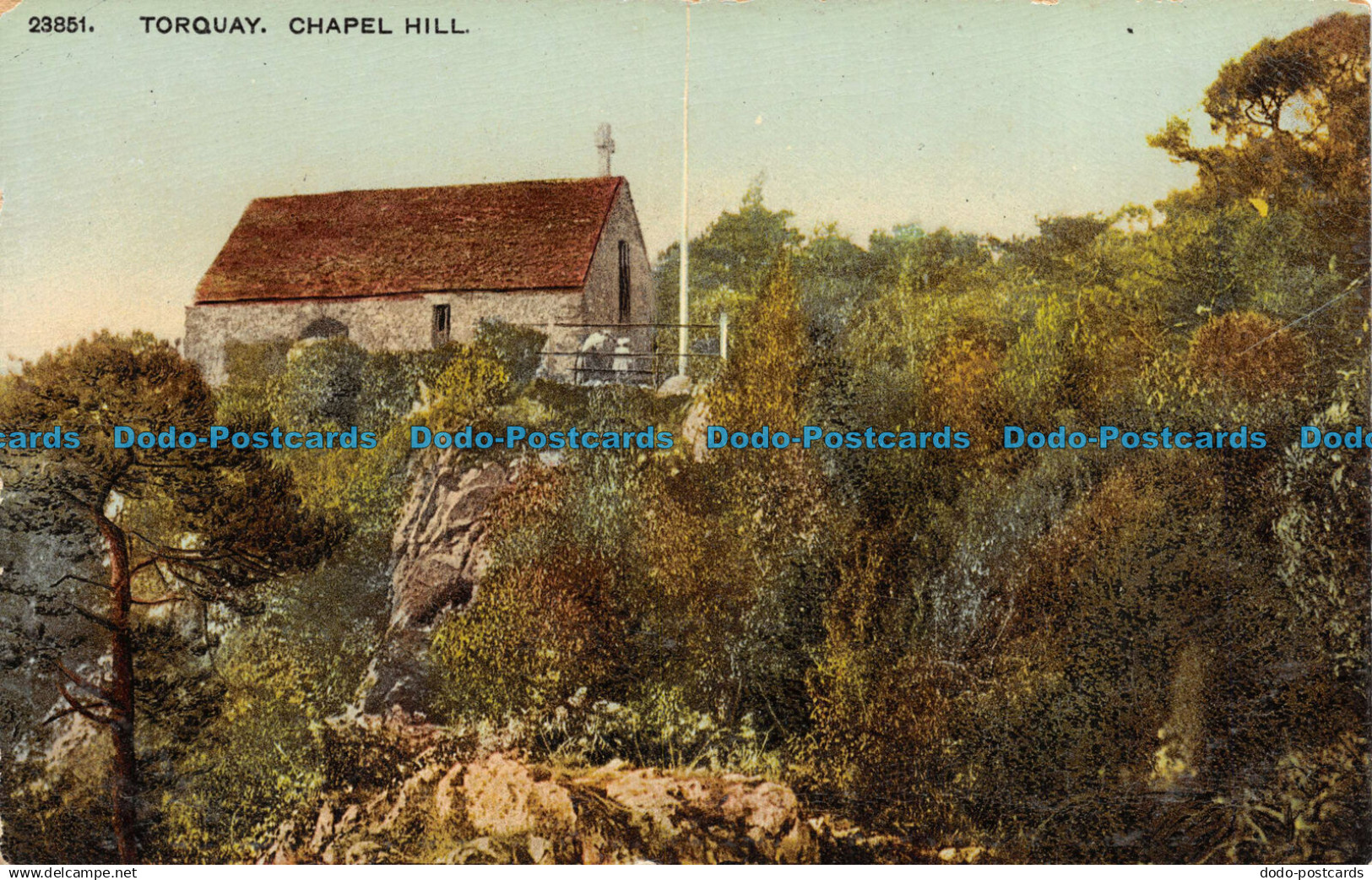 R100668 23851. Torquay. Chapel Hill. Photochrom