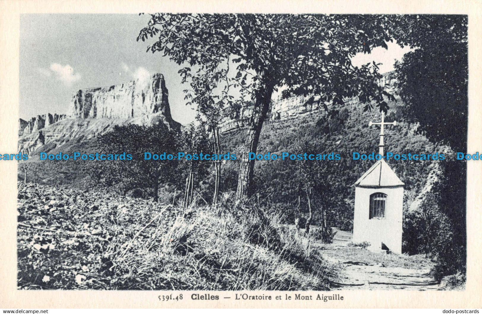 R101934 Clelles. LOratoire et le Mont Aiguille. A. Hourlier