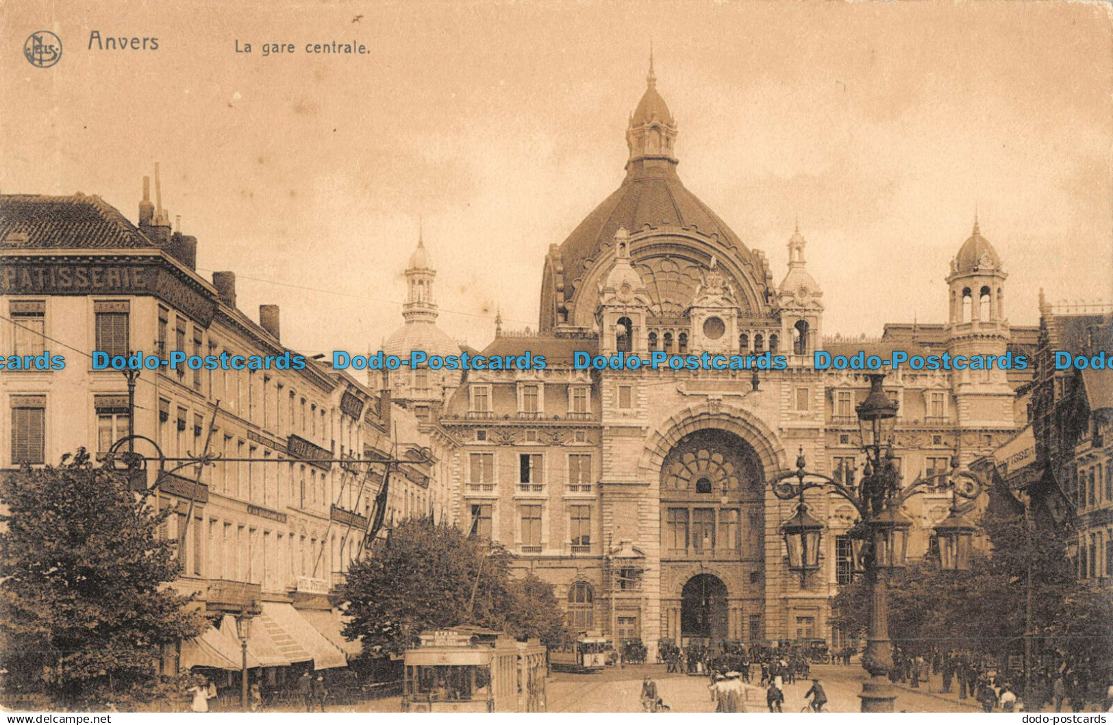 R101965 Anvers. La gare centrale. Nels. Serie Anvers. No. 102