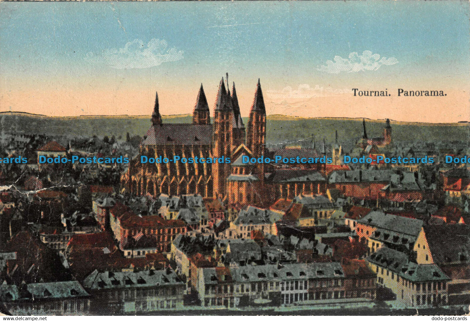 R129289 Tournai. Panorama