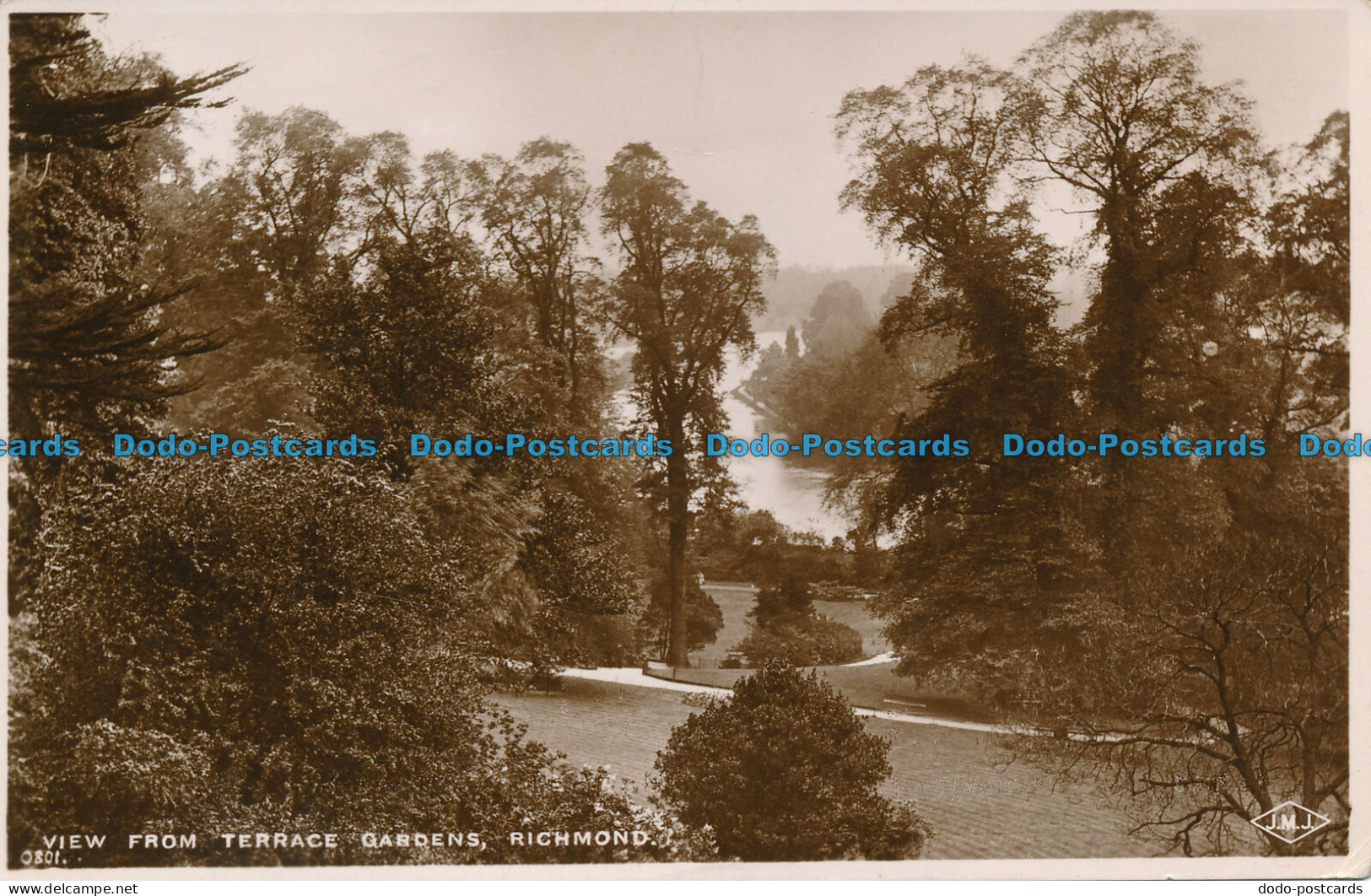 R135174 View from Terrace Gardens. Richmond. Jackson. 1951