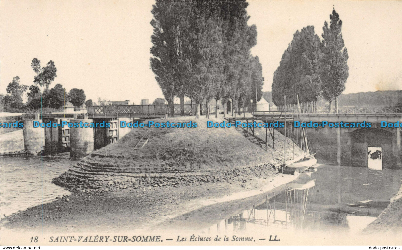 R144663 Saint Valery sur Somme. Les Ecluses de la Somme. LL No 18