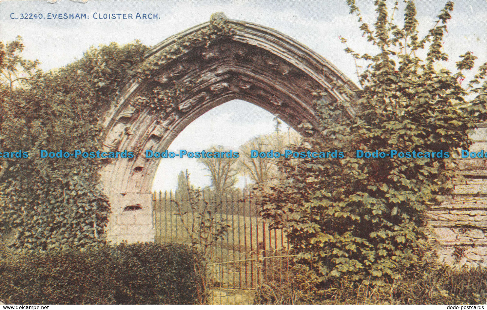 R148304 Evesham. Cloister Arch. Photochrom. Celesque