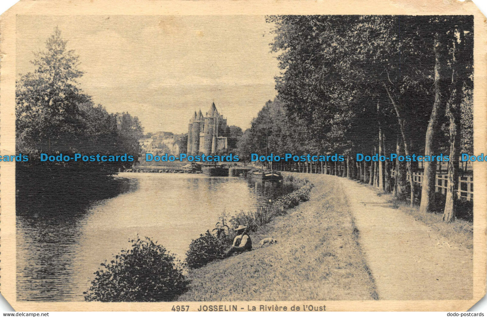 R149925 Josselin. La Riviere de l Oust. Villard. No 4957