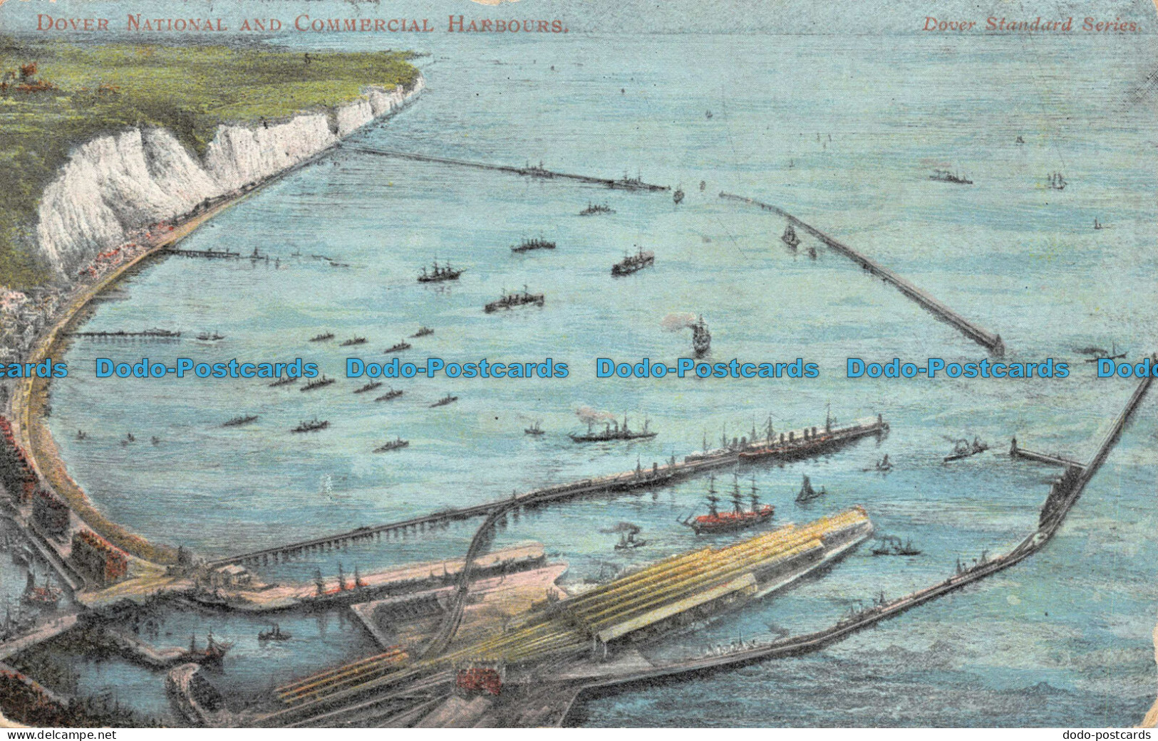 R155216 Dover National and Commercial Harbours. Dover Standard. 1906