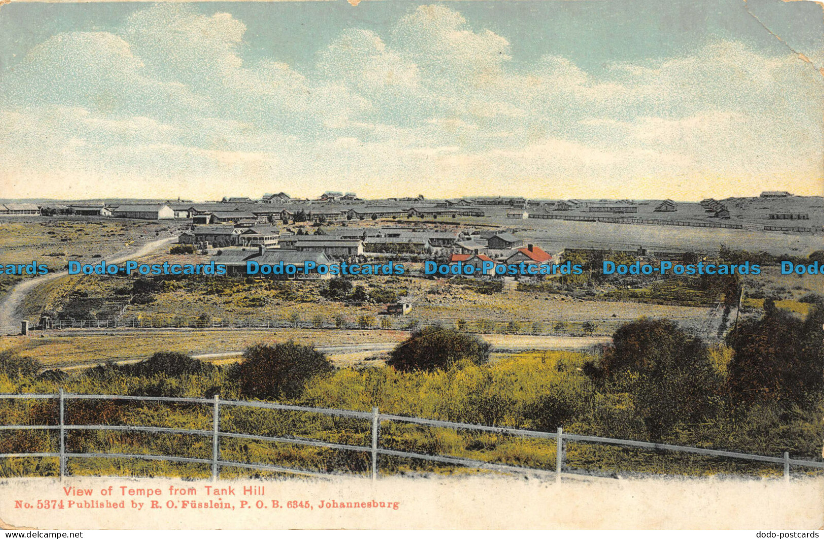 R155985 View of Tempe from Tank Hill. R. O. Fusslein