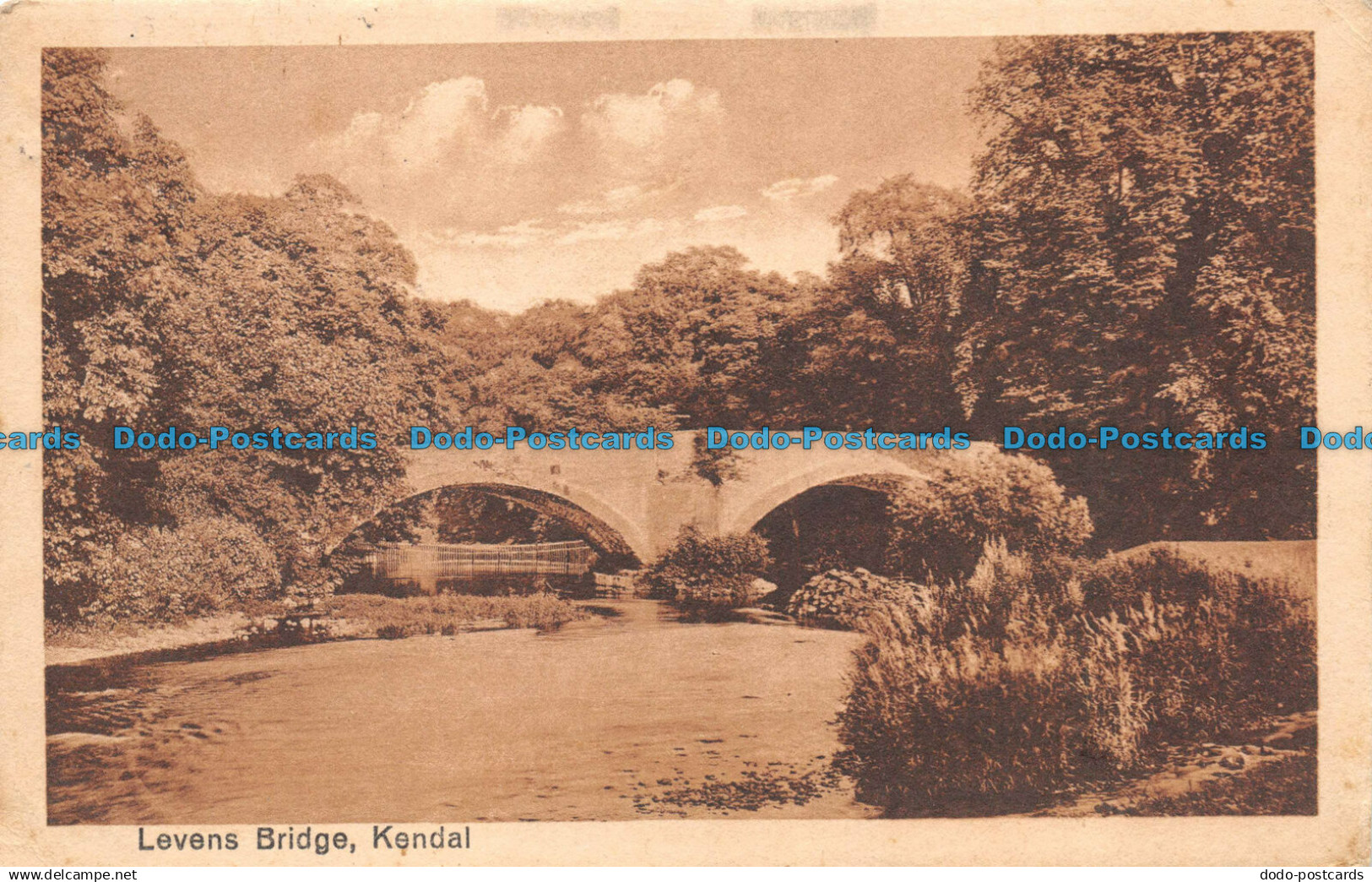 R158308 Levens Bridge. Kendal. 1923