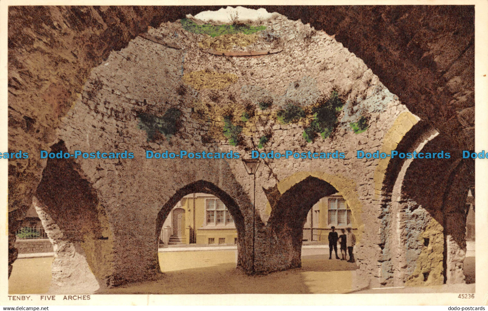 R158619 Tenby. Five Arches. Photochrom