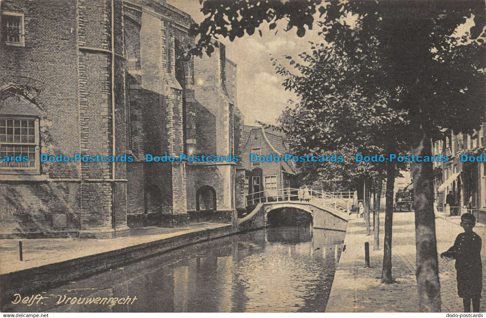 R159097 Delft. Vrouwenrecht. P. Delft