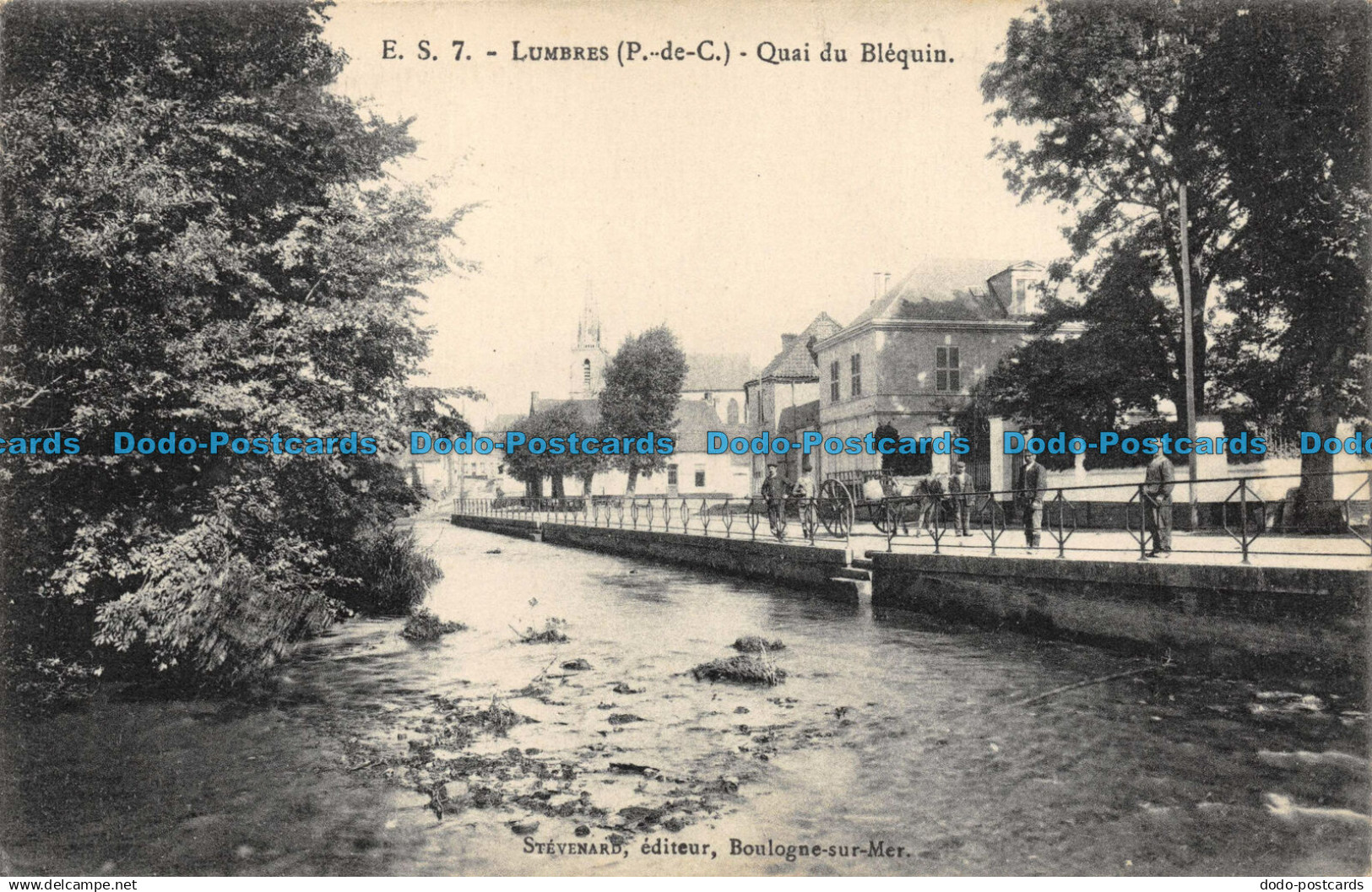 R160767 Lumbres. Quai du Blequin. E. S. No 7