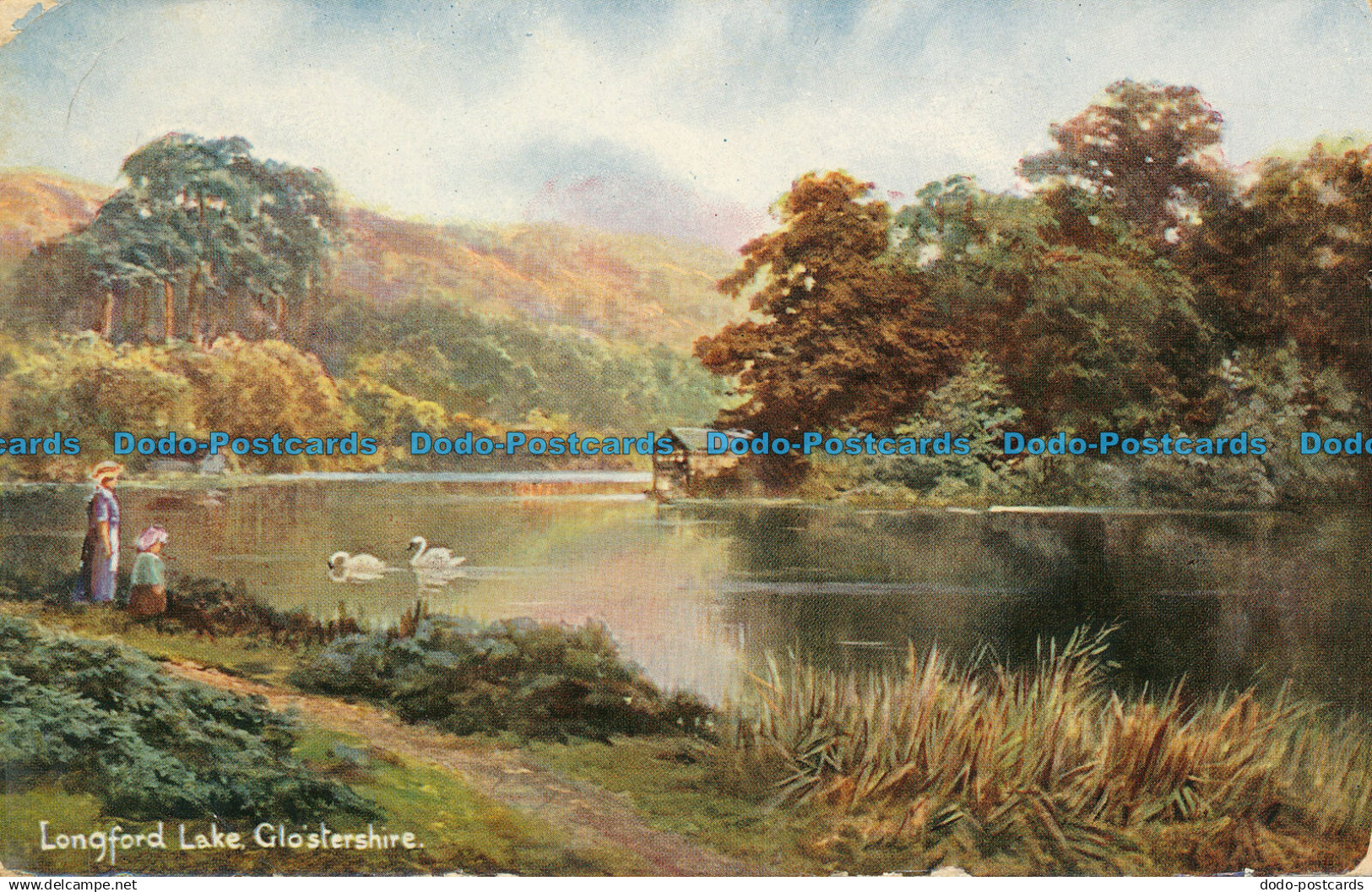 R163478 Longford Lake. Gloucestershire. Hildesheimer. Fac Simile. 1907