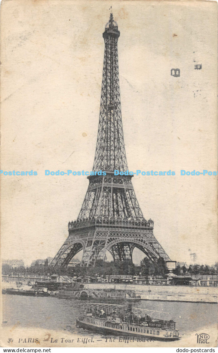 R168002 Paris. La Tour Eiffel. The Eiffel Tower. Neurdein. ND. Phot