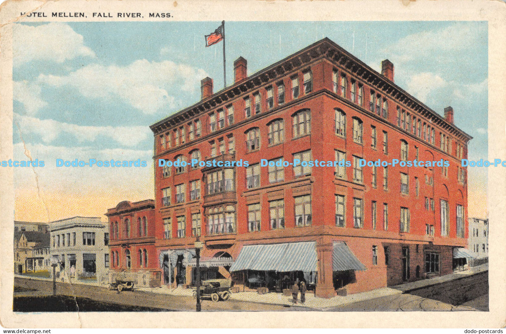 R173539 Hotel Mellen. Fall River. Mass. M. Mark