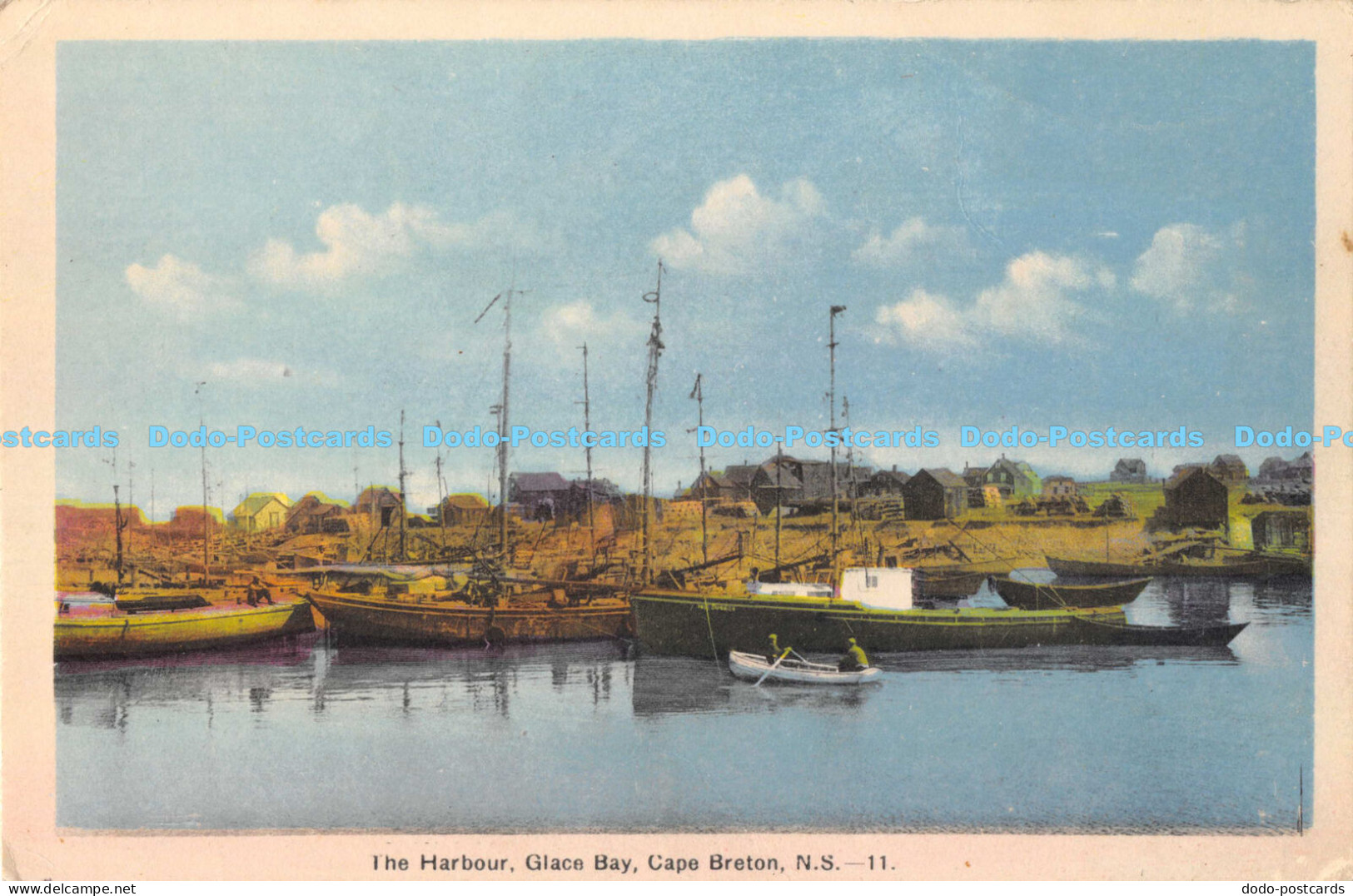 R176275 The Harbour. Glace Bay. Cape Breton. N. S. Photogelatine