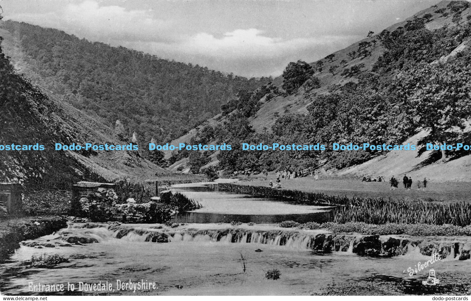 R176391 Entrance to Dovedale. Derbyshire. Silverette. Picturesque Derbyshire. 35