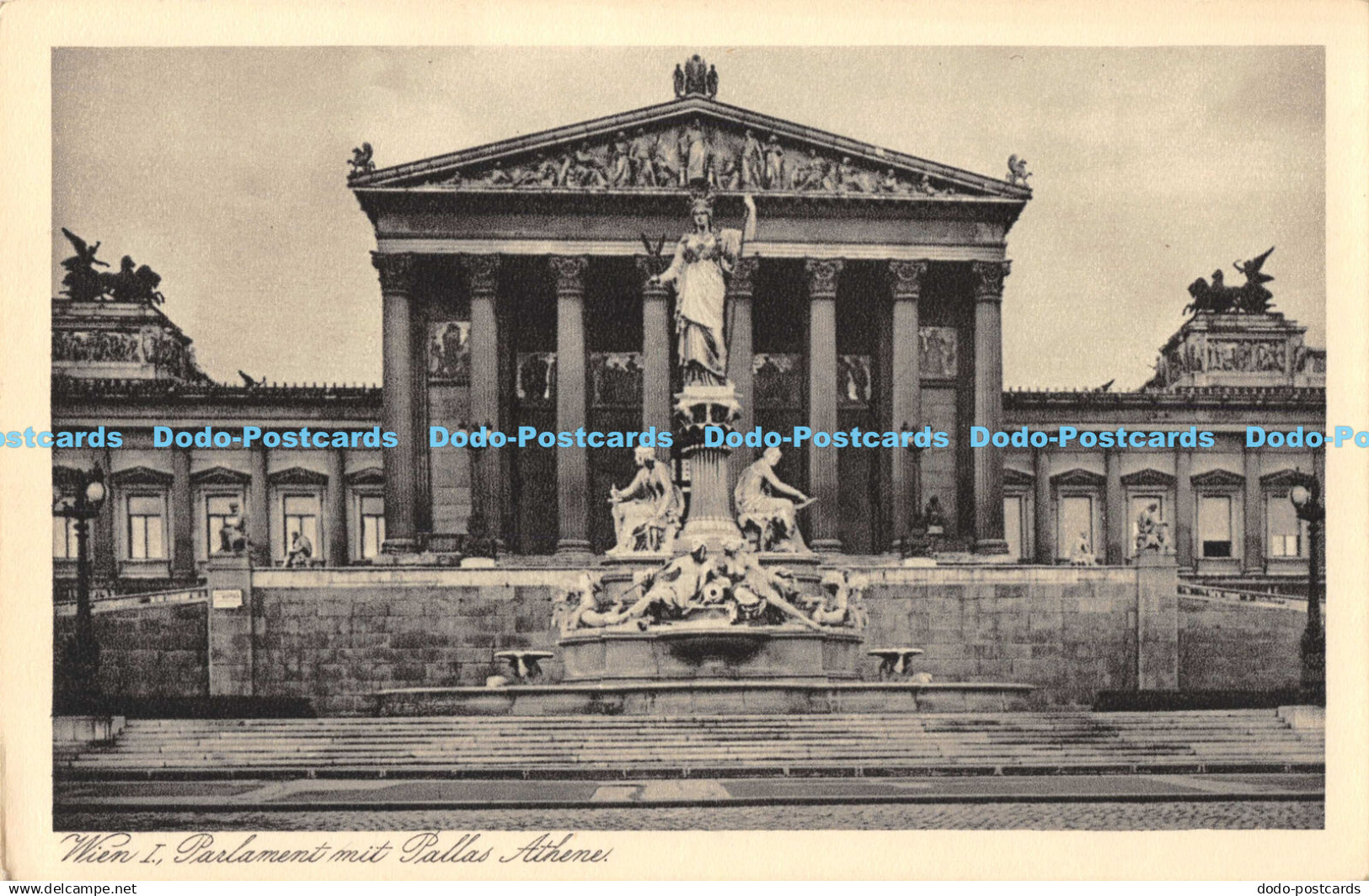 R177934 Wien I. Parlament mit Pallas Athene. No. 1372 15. Grapha