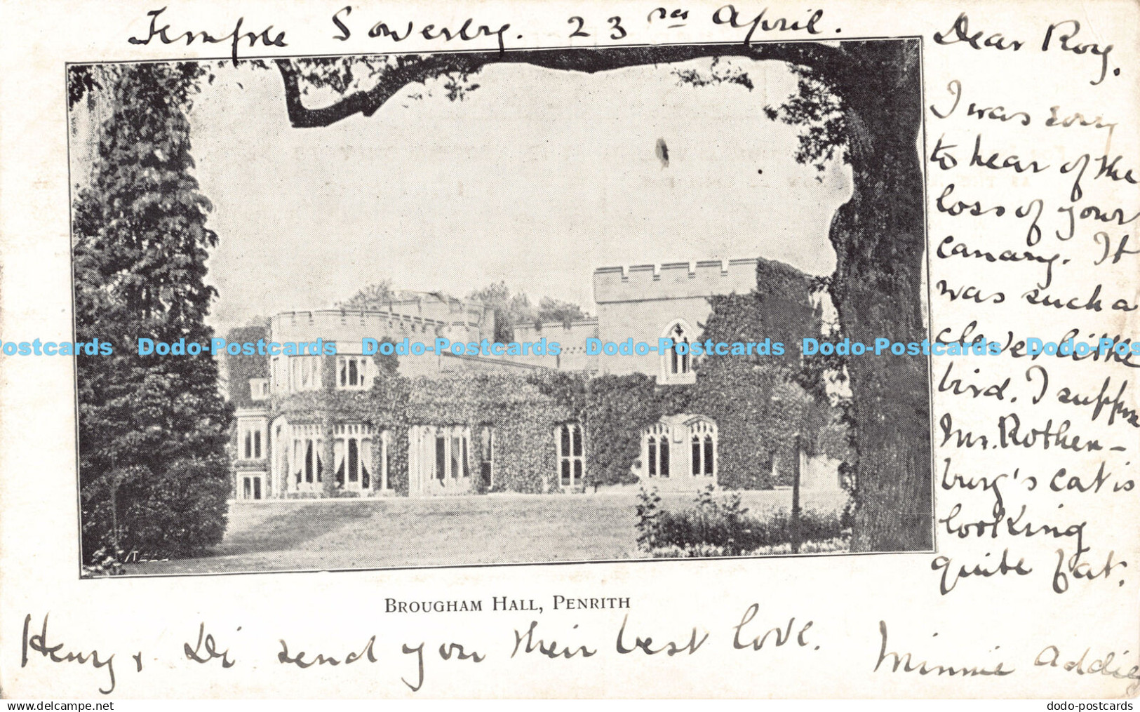 R178893 Brougham Hall. Penrith. Reeds Pictorial. 1903