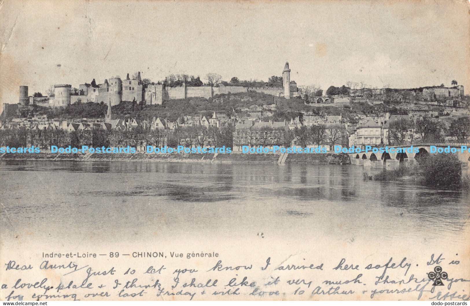 R180550 Indre et Loire. Chinon. Vue Generale. Maurice Roblin