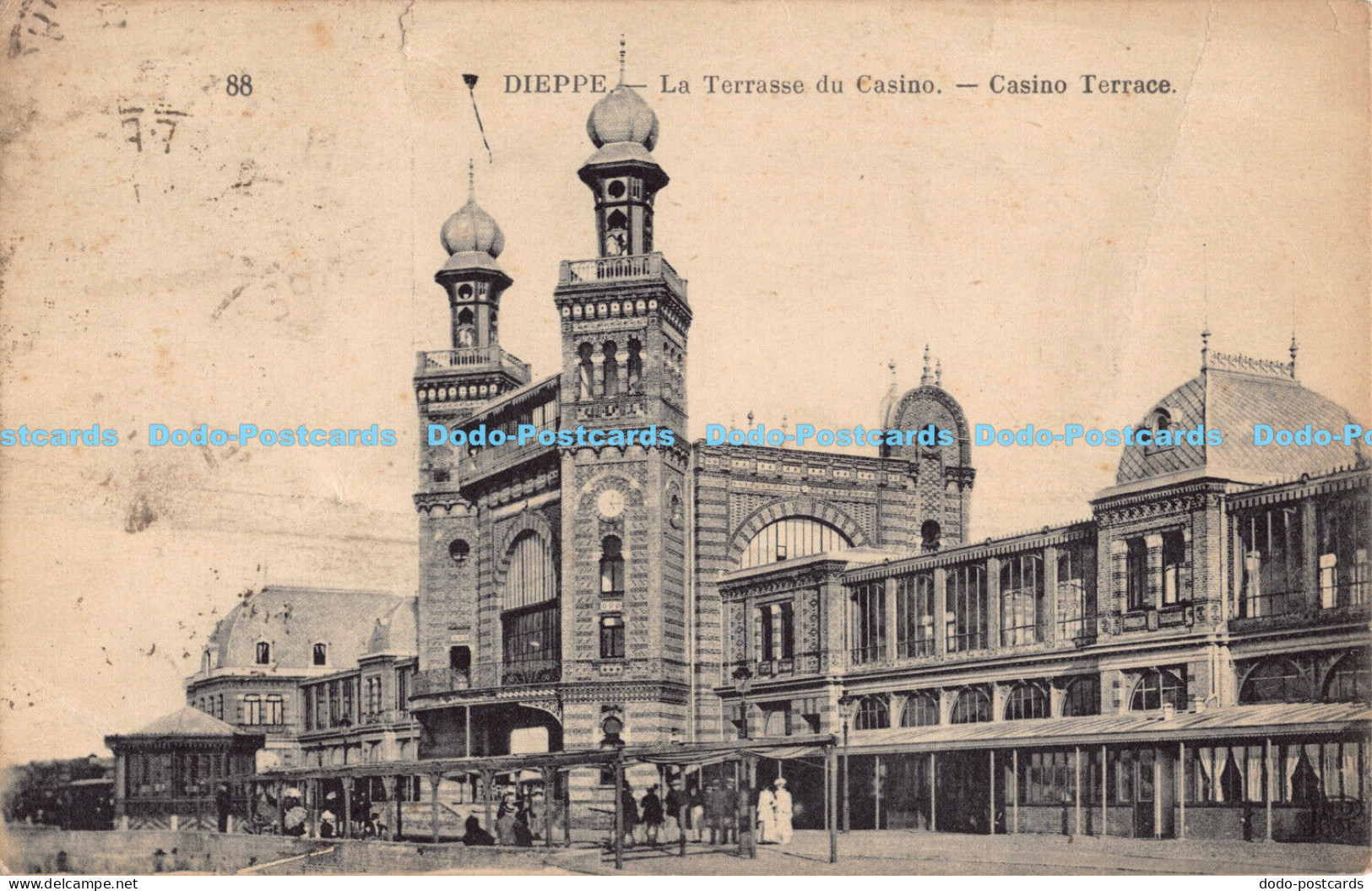 R186771 Dieppe. Le Terasse du Casino. Casino Terrace. Neurdein Freres