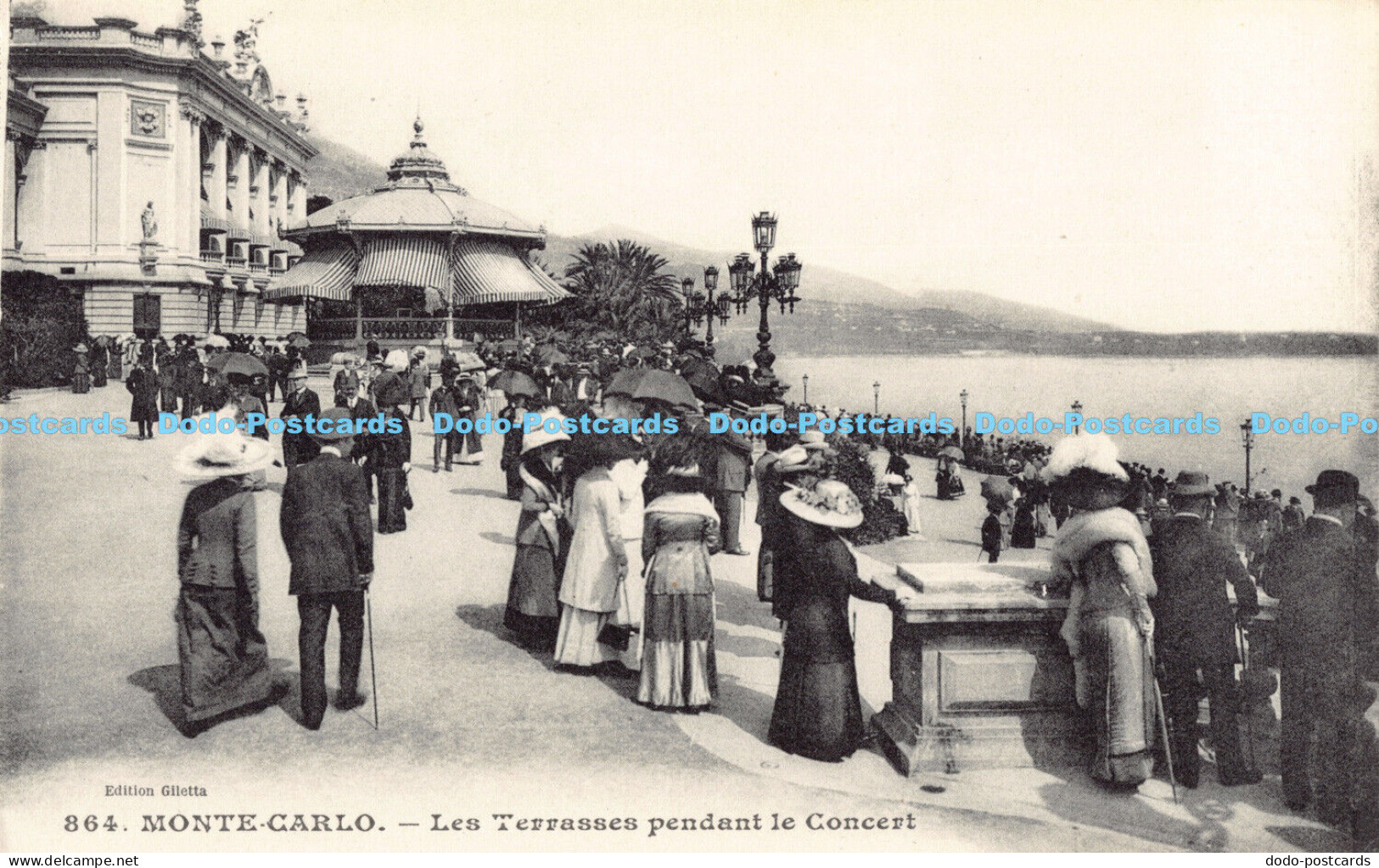 R188470 Monte Carlo. Les Terrasses pendant le Concert