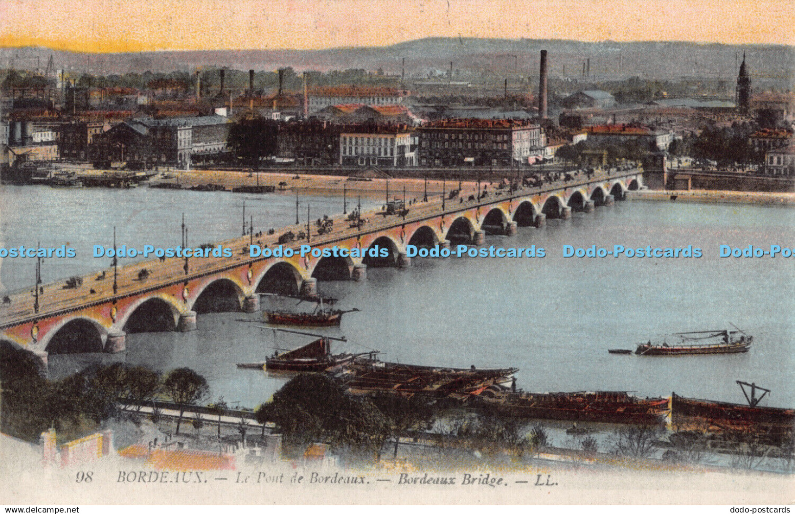 R192612 Bordeaux Le Pont de Bordeaux Bordeaux Bridge LL Levy Fils