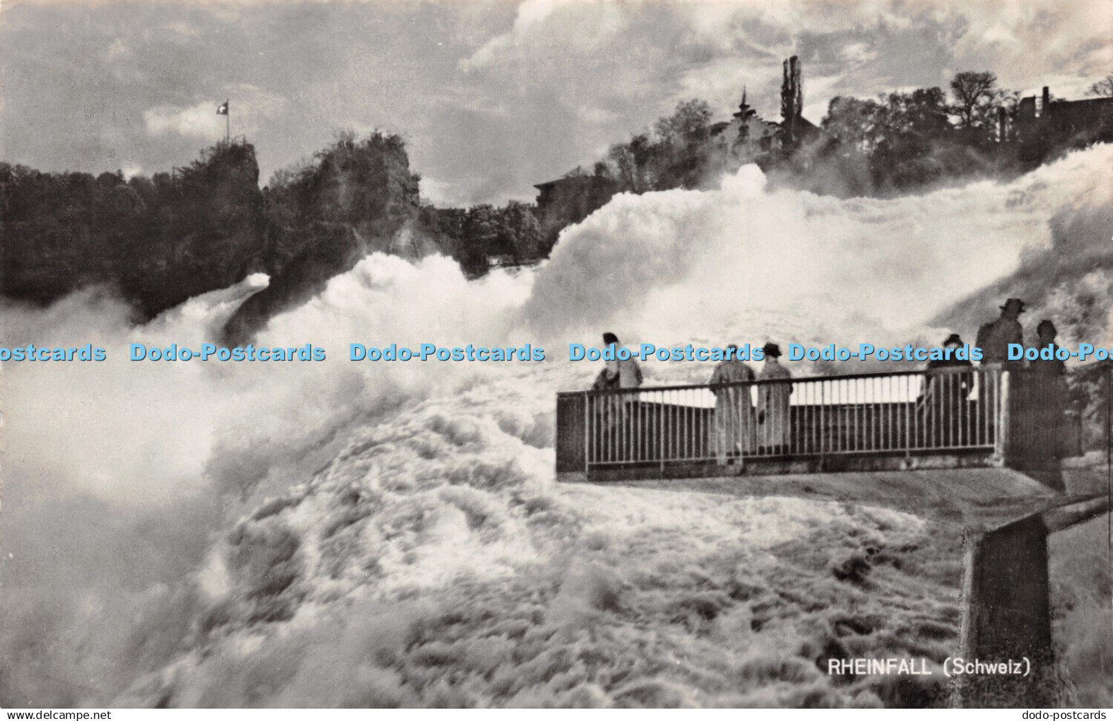 R219472 Rheinfall Schweiz Schloss Laufen am Rheinfall Muller Neuhausen am Rheinf