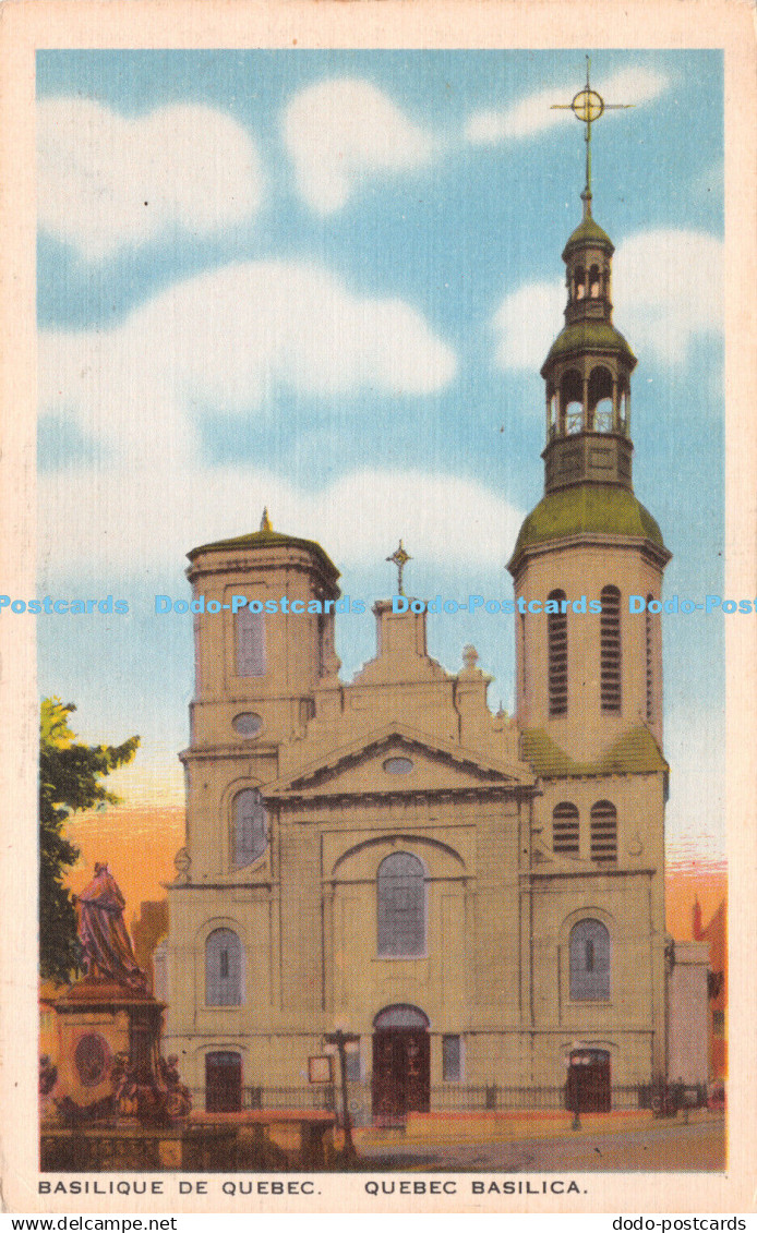 R231381 Basilique De Quebec Quebec Basilica Librairie Garneau Canadian Art Deept