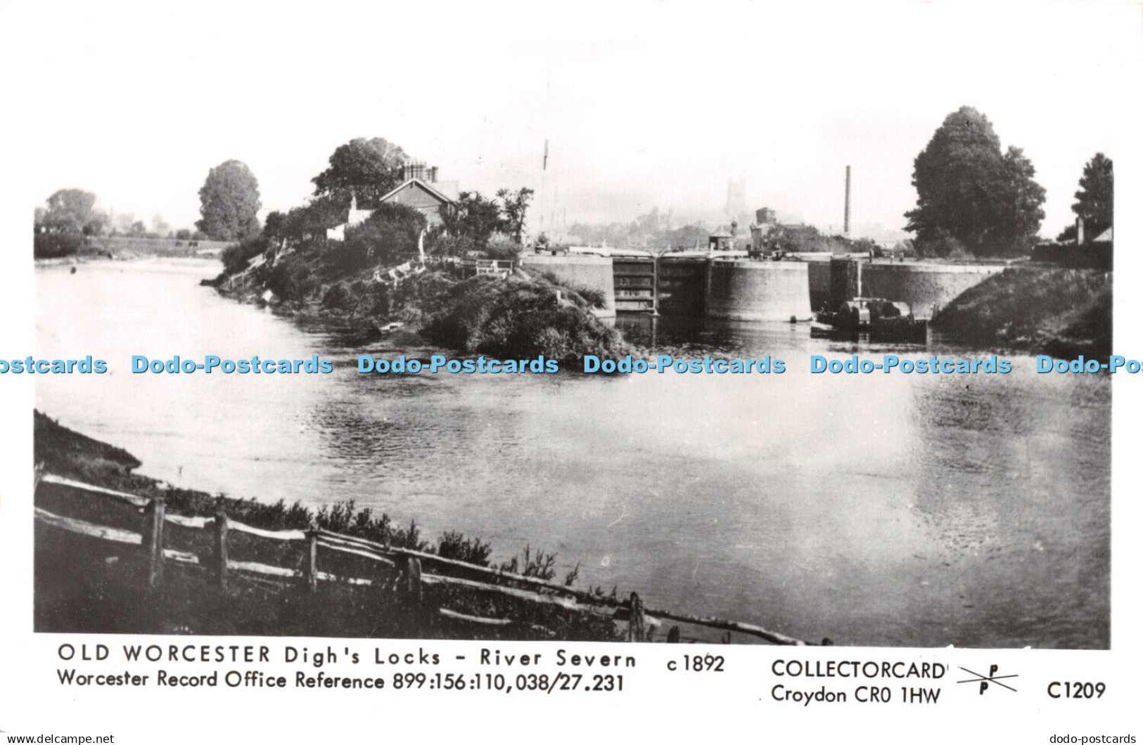 R231719 Old Worcester Dighs Locks River Severn Worcester Record Office Reference