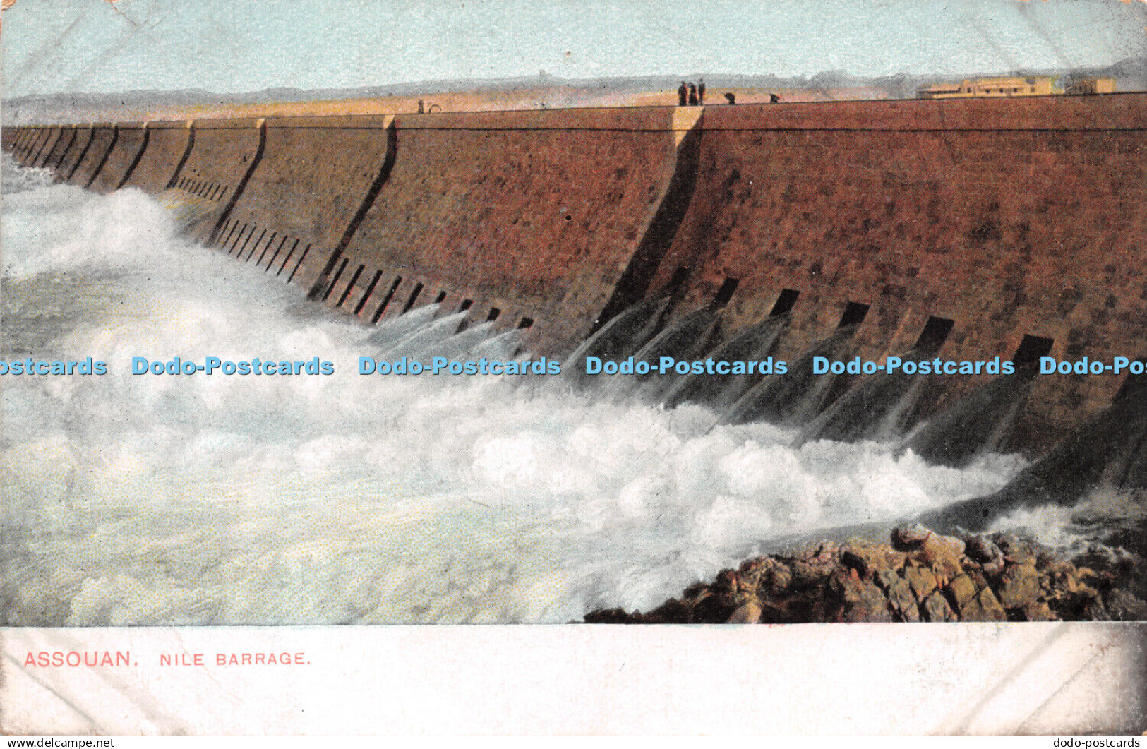 R237201 Assouan Nile Barrage Lichtenstern and Harari Cairo No 90