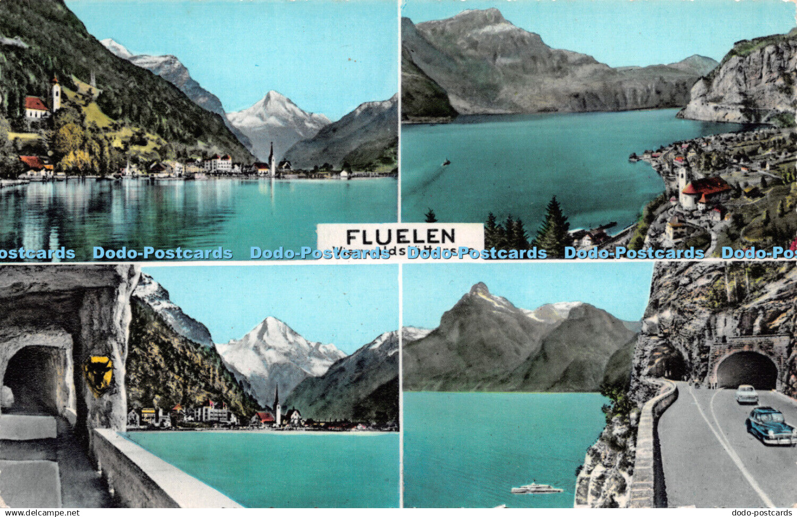 R237627 Fluelen VierwaldstaHersee Fluelen und die Axenstrasse Wehrli A G Zurich