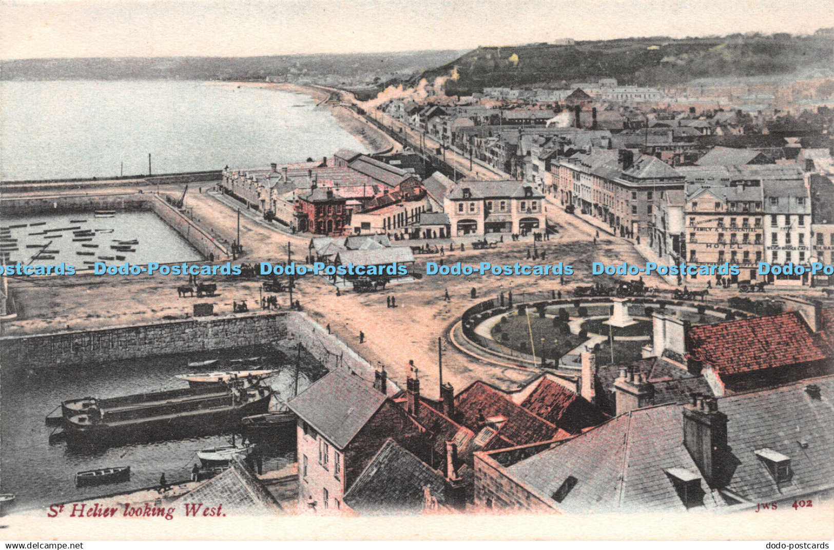 R249455 St Helier looking West Postcard